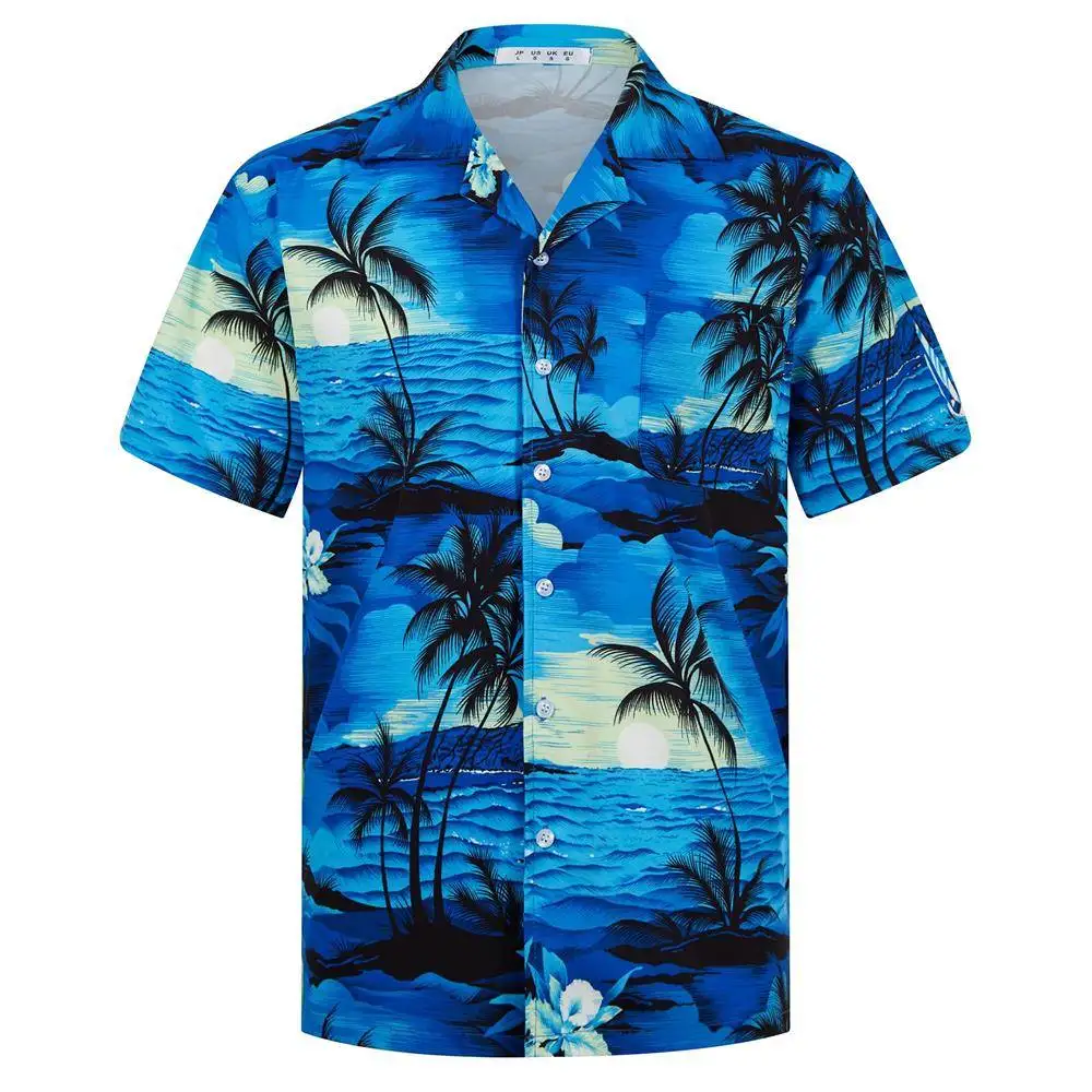 

ort Sve Printed irt Button up Collar Printed Lapel irt Moisture ng Breathable Stand Fit for Middle-Aged Men