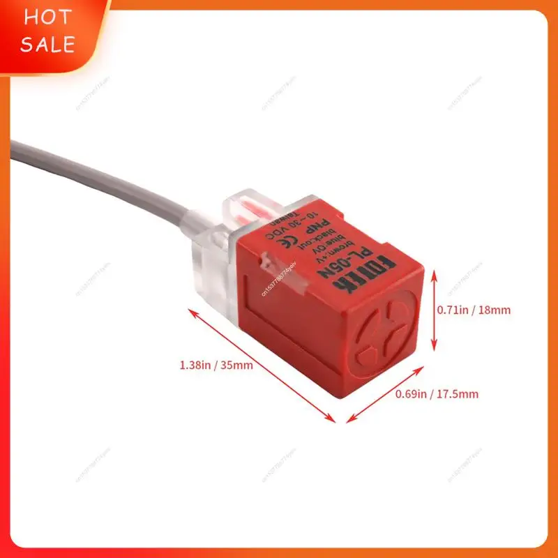 3X PL-05N/P DC 10-30V NPN NO 5Mm carré inductif capteur de proximité interrupteur 3 fils P avec vis A62X