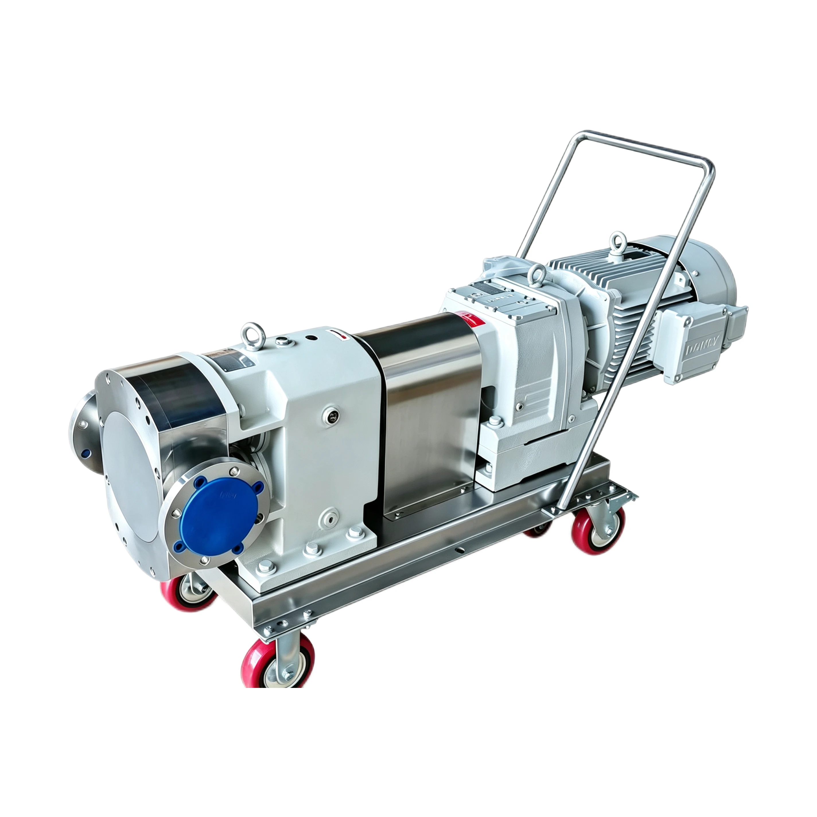 High Viscosity Resin Transfer Rotor Pump Industrial Adhesive Lobe Pump With Heating Jacket for Glue Epoxy and Sealant Delivery