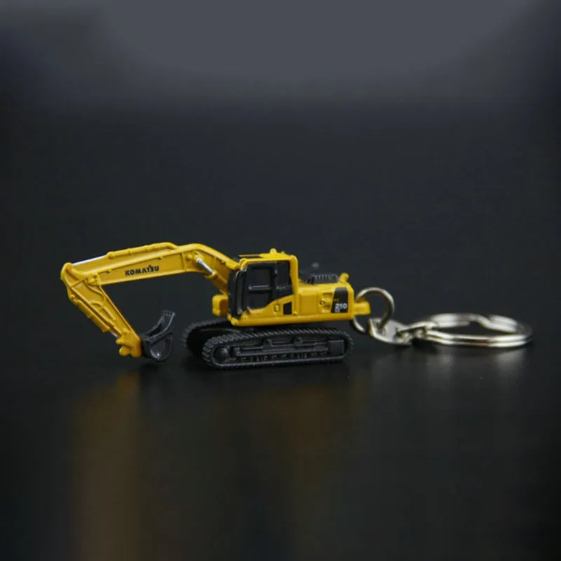 Mini Keychain Model Komatsu PC210-8 Alloy Excavator Model Gift