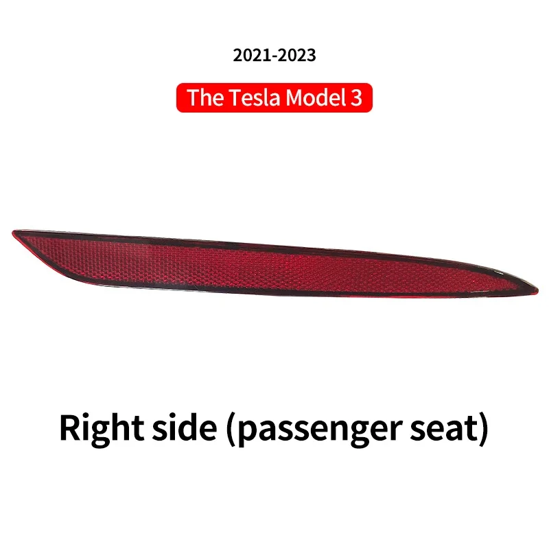 Applicable to Model 3 Rear Reflector Anti-Collision Rear Lamp Bumper Light Bar Reflective Light Strip for Vehicle Safety