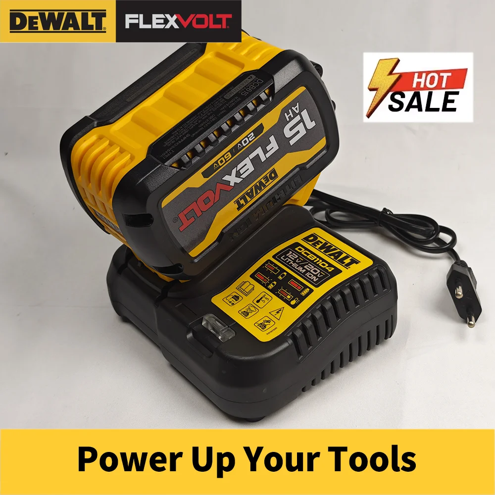 Dewalt DCB615 FLEXVOLT 20V/60V 15Ah 54V batería de iones de litio de alta capacidad 21700 celdas herramientas eléctricas recargables de larga duración