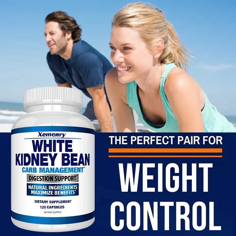 Natural White Kidney Bean Extract - Trapping Carbohydrates 100% Pure Carb Blocker