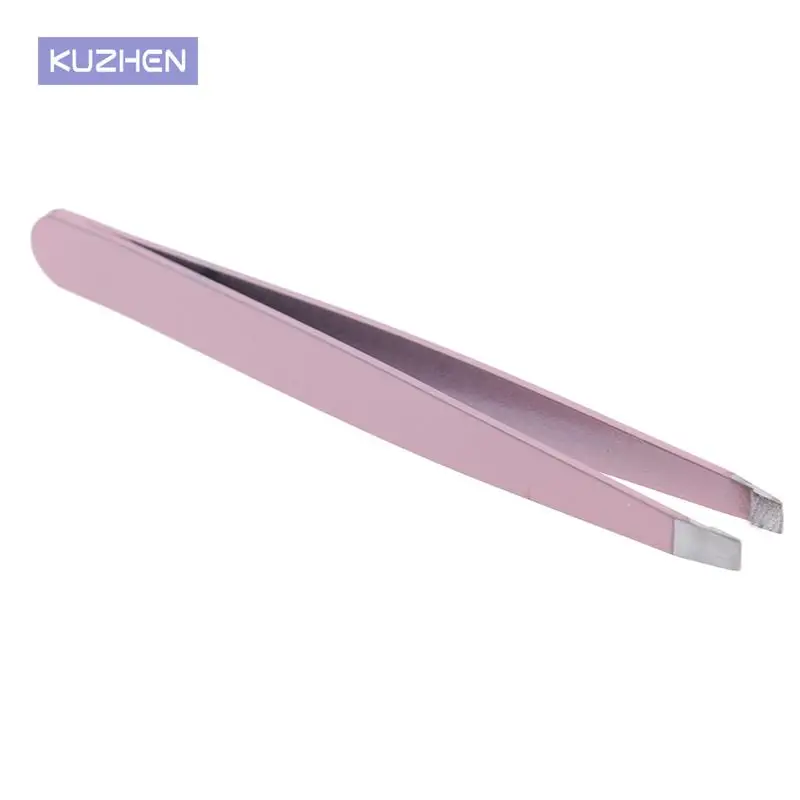 1pcs Eyebrow Tweezers Stainless Steel Face Hair Removal Eye Brow Trimmer Eyelash Clip Cosmetic Beauty Makeup Tool High Quality
