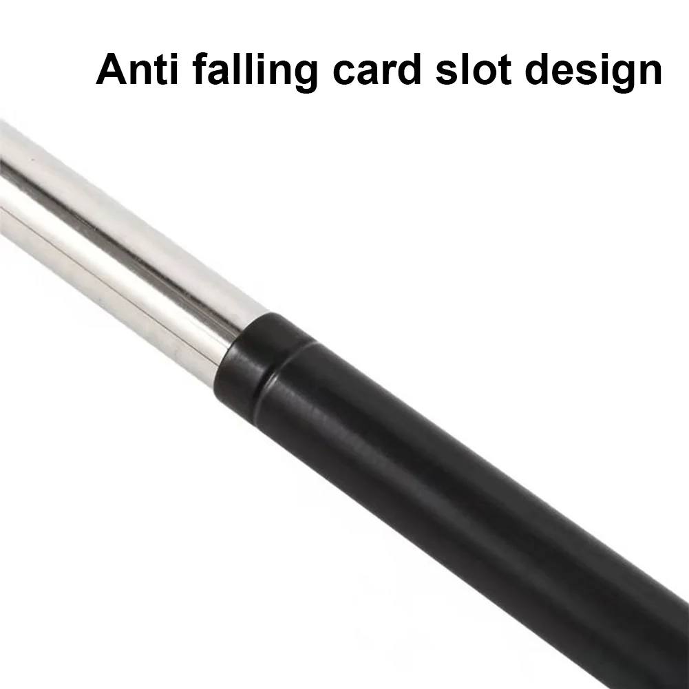 1.5 متر قابل للسحب تلسكوبي شبكة أرضية مقبض الفولاذ المقاوم للصدأ الصيد رود القطب الصيد اكسسوارات للمياه العذبة والمياه المالحة