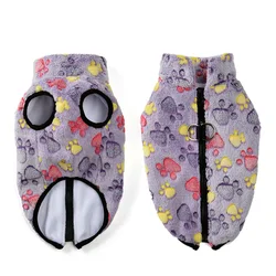Autumn Winter Dog Clothes for Small Medium Dogs Cats Windproof Fleece Puppy Paw Jacket Coat Chihuahua Yorkshire Pug Pet Outfits