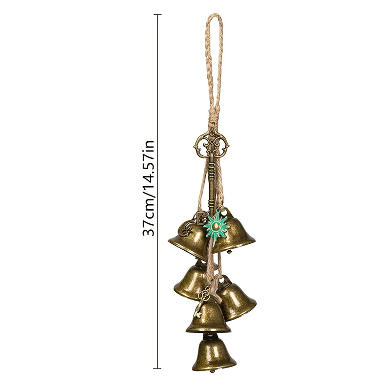 Bell For Door Knob For Protection Brass Bell Hanging craft Wicca Supplies Wreath Handmade  Bell