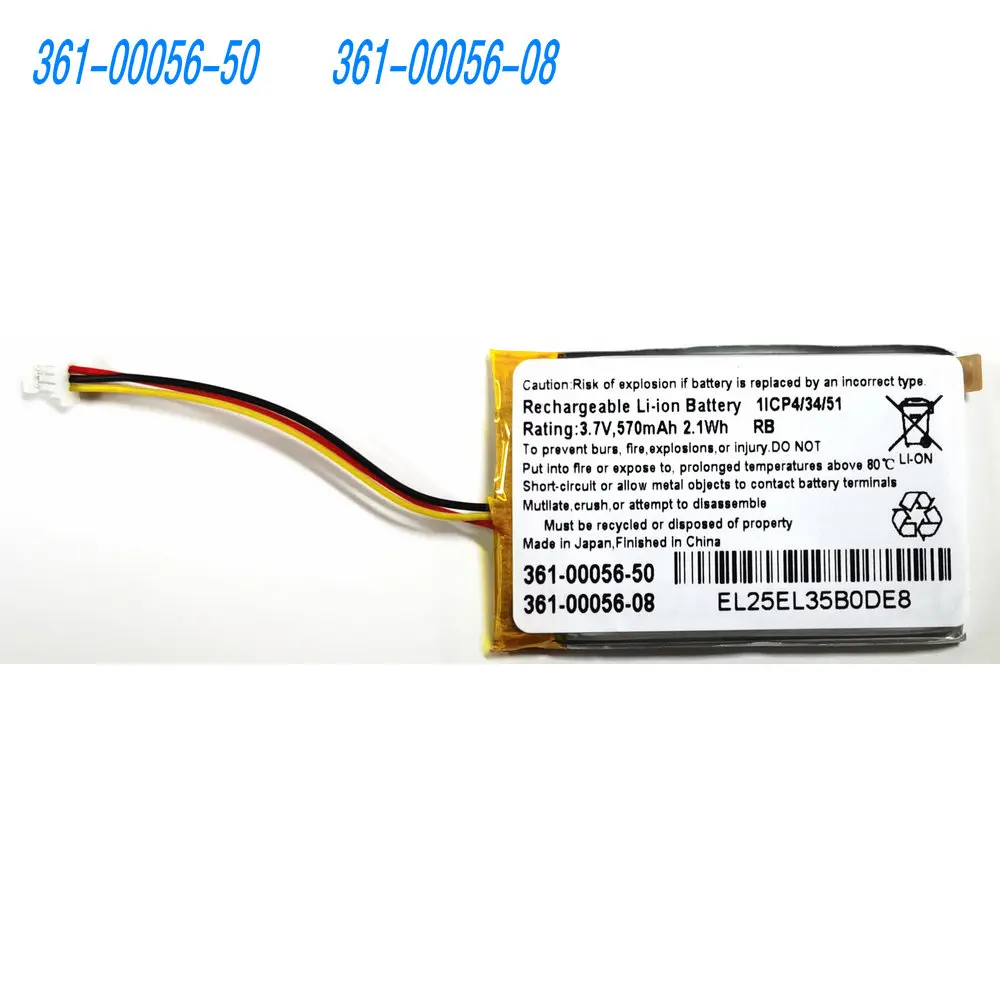 

Новая высококачественная батарея 3.7V 570mAh 361-00056-50 361-00056-08 для Garmin Nuvi 30 50 50LM 52 52LM 55 55LM 1ICP4/34/51