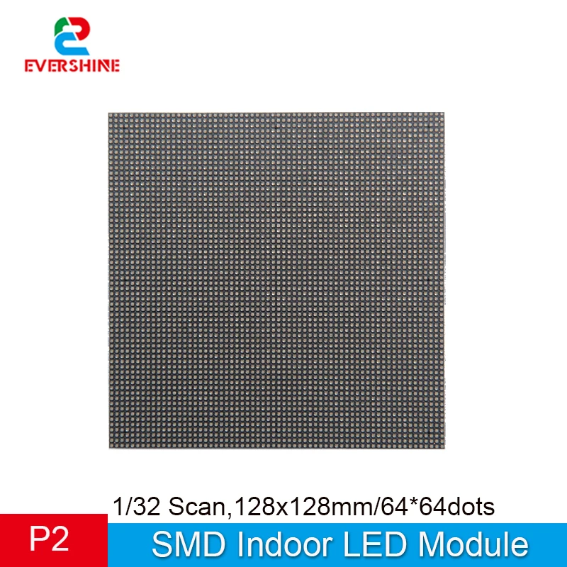 Full Color LED Indoor Full Color P2 128X128mm Module Matrix Panel RGB Display Screen 64*64 Pixels SMD1515 AliExpress Online Shop
