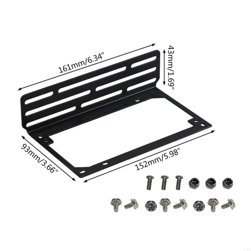 E1PF Sturdy NR200 Soporte suministro alimentación ATX Slot Slot Metal PC Enfriamiento