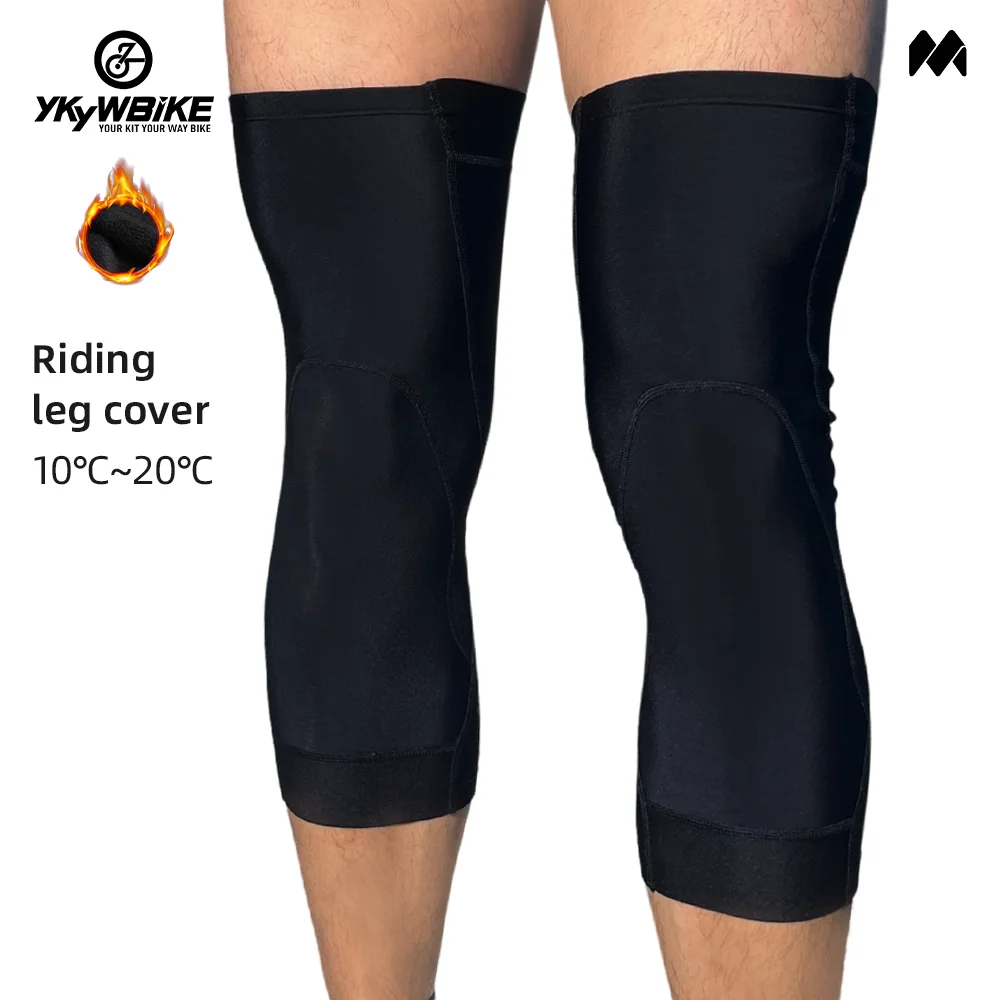 YKYWBIKE Winter Leg Warmers Cycling Thermal Fleece Bicycle Knee Warmer compression Cycling leg warms Unisex MITI Fabric 레그워머