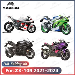 New ABS Motorcycle full Fairing Kit Fit For KAWASAKI ZX-10R ZX10R 2021 2022 2023 2024 2025 Custom Fairings Kits Bodywork Shell