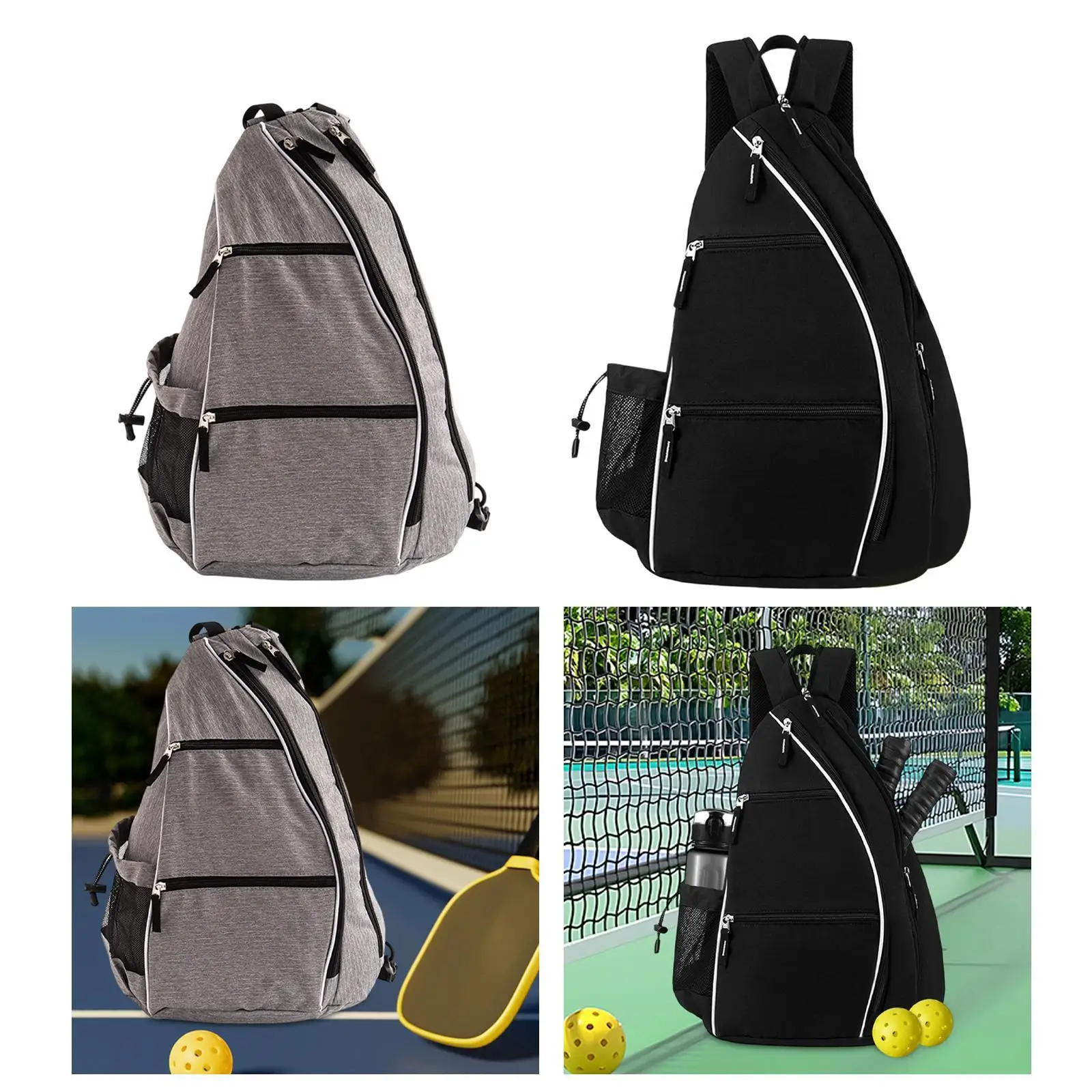 

Pickleball Bag Waterproof,Travel Sports Practical Paddle Carrying Bag Storage Backpack for Ladies Beginners Men and Women Tennis