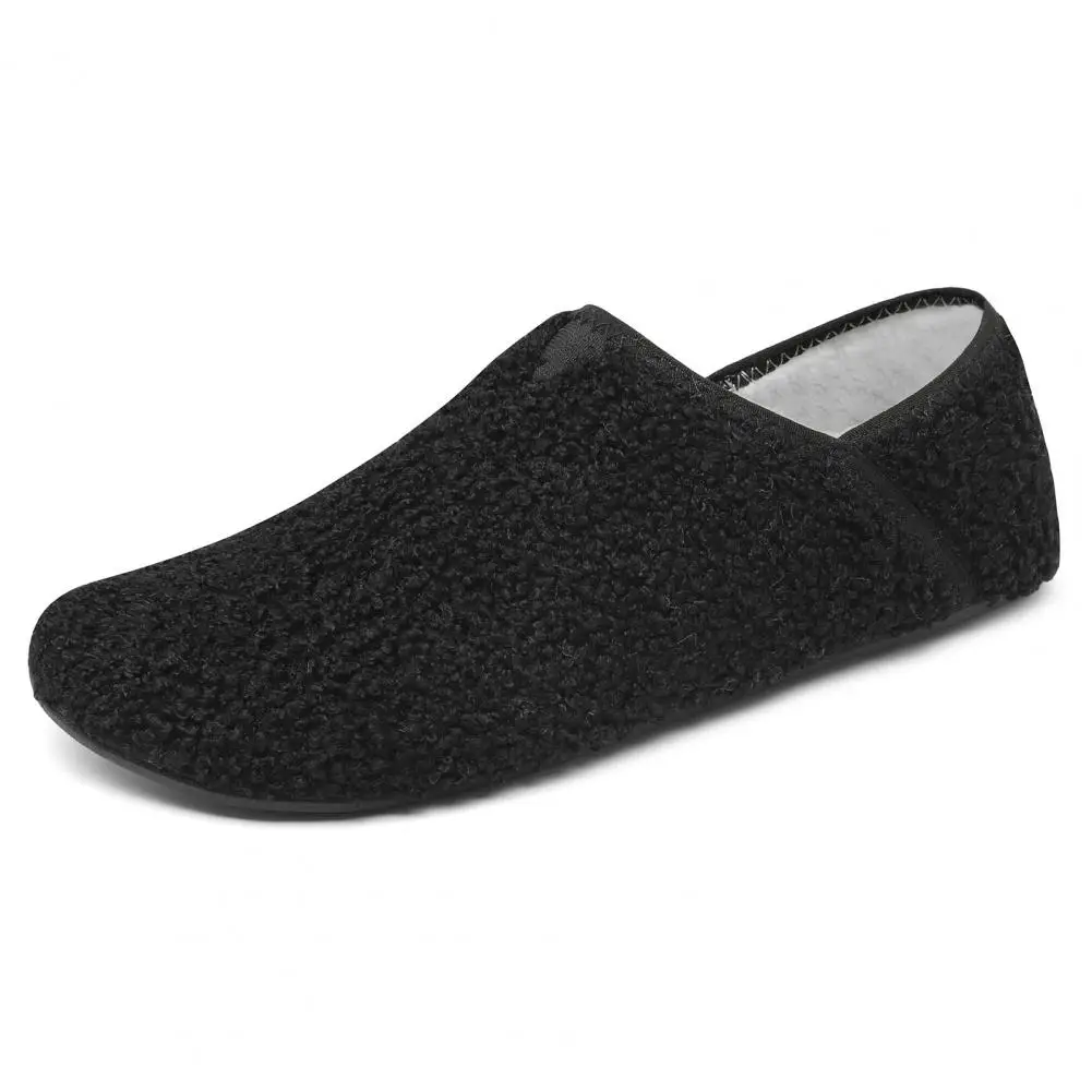 Slip Resistant House Slippers Unisex Breathable Indoor Slip-on Shoes Wide Toe Box House Slippers Anti-slip Sole Machine Washable