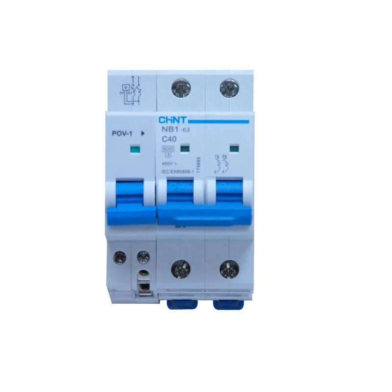 CHINT OVT-1 NB1-63 POV-1 protezione da sovratensione Sobretensiónes Permanente 40A 16A 20A 25A 32A 63A interruttore magnetotermico miniaturizzato MCB