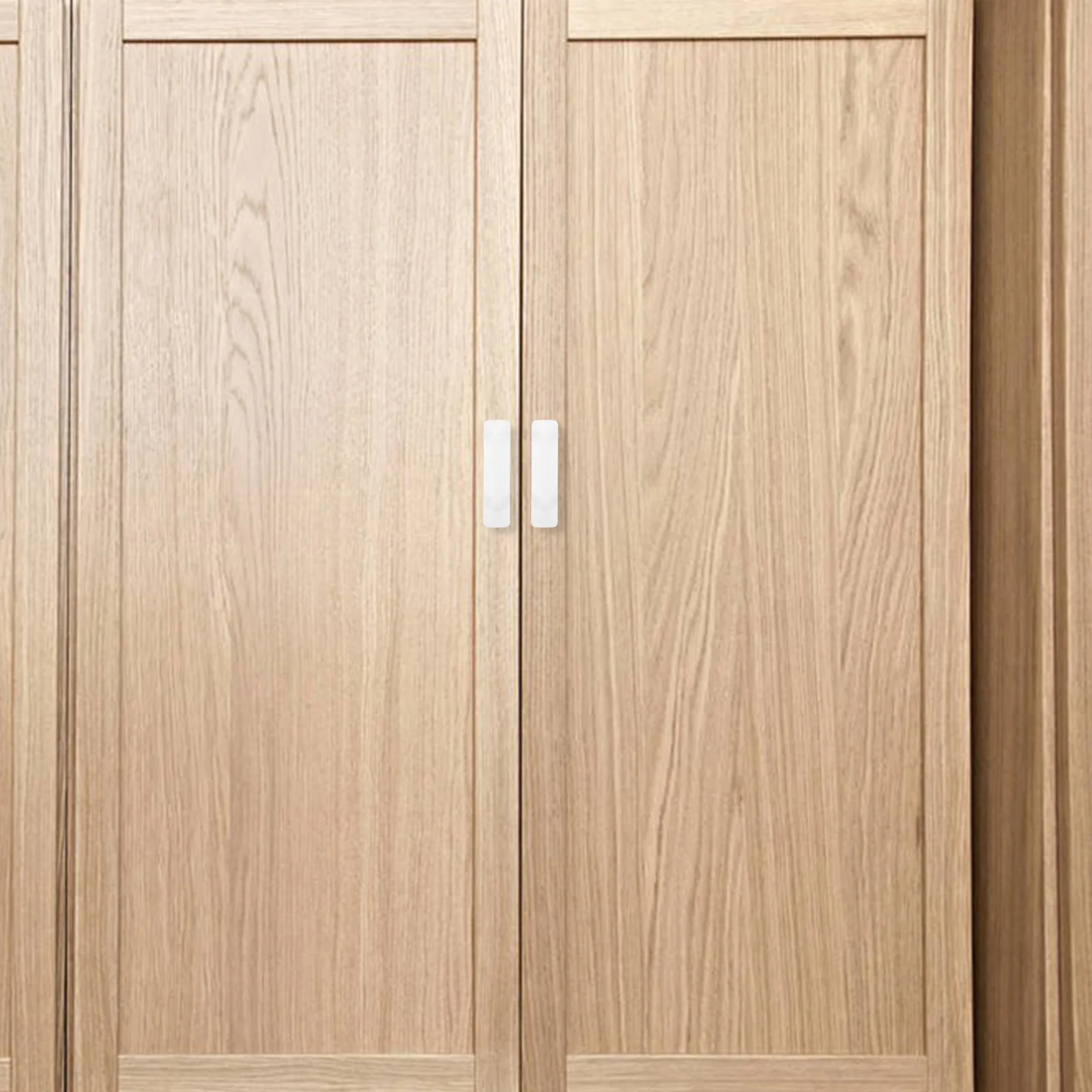 

4Pcs Peel Stick Self Adhesive Cabinet Handles No Drilling Modern Drawer Pulls Kitchen Bathroom Door Pull Self Stick Handle