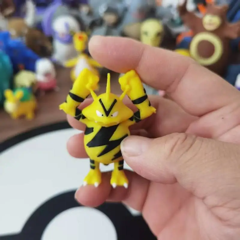 אנימה חדש electabuzz קריקטורה דמות אחוז העולם 1:20 diy 3D הדפסה חמוד דמות שולחן העבודה מודל ילדים יום הולדת צעצוע ילדים יום הולדת צעצוע