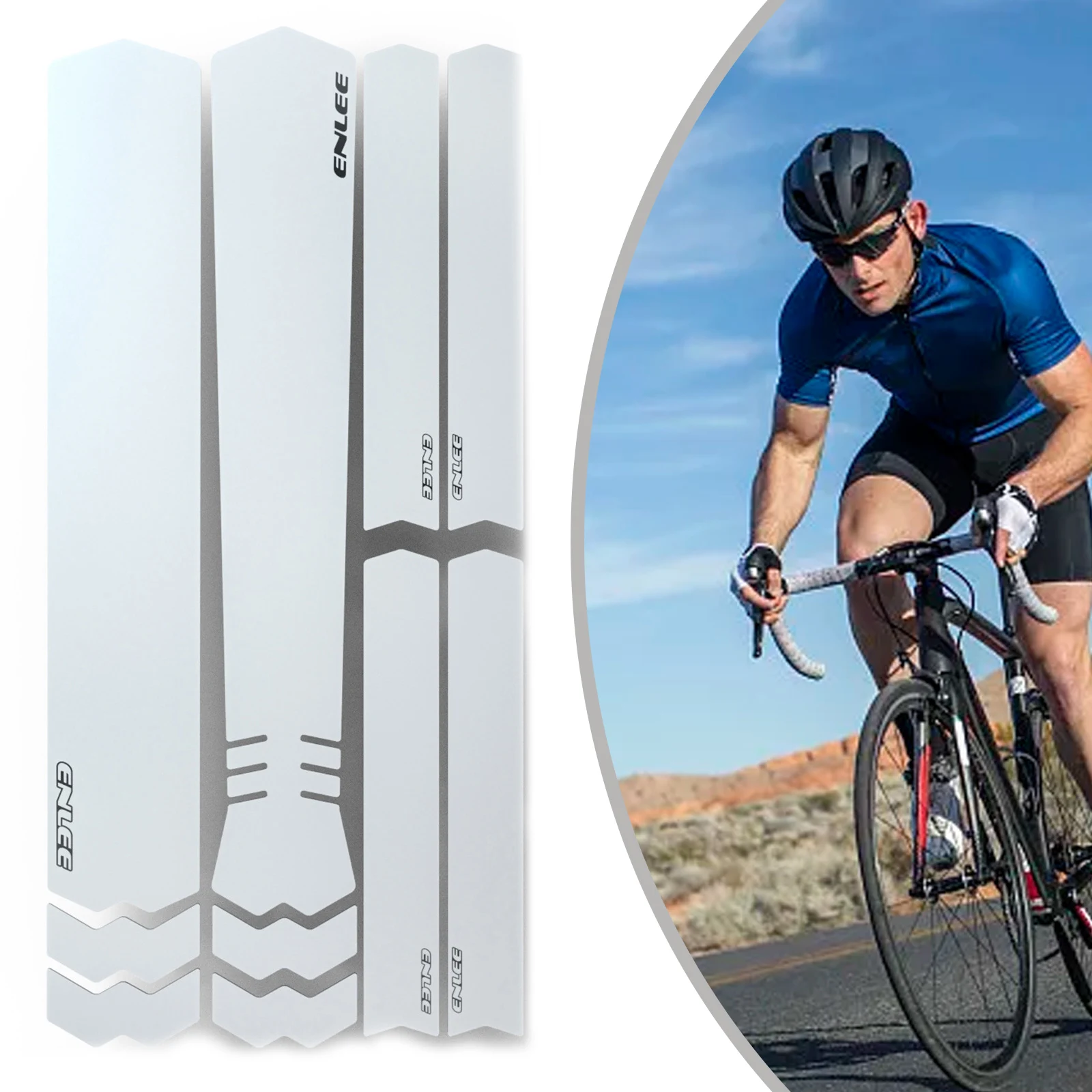 

Stay safe while cycling with reflective bike frame tape easy to apply and remove long lasting and water resistant