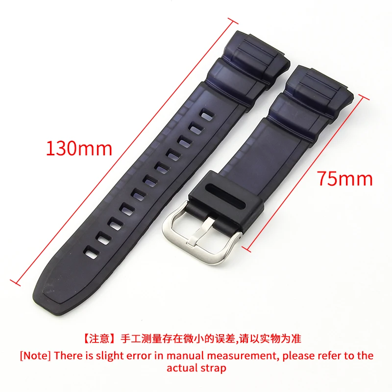 For Casio MCW-100H/110h/W-S220 Series Needle Buckle Replace Watch Strap Men Sports Outdoor High Quality Resin Silicone Watchband