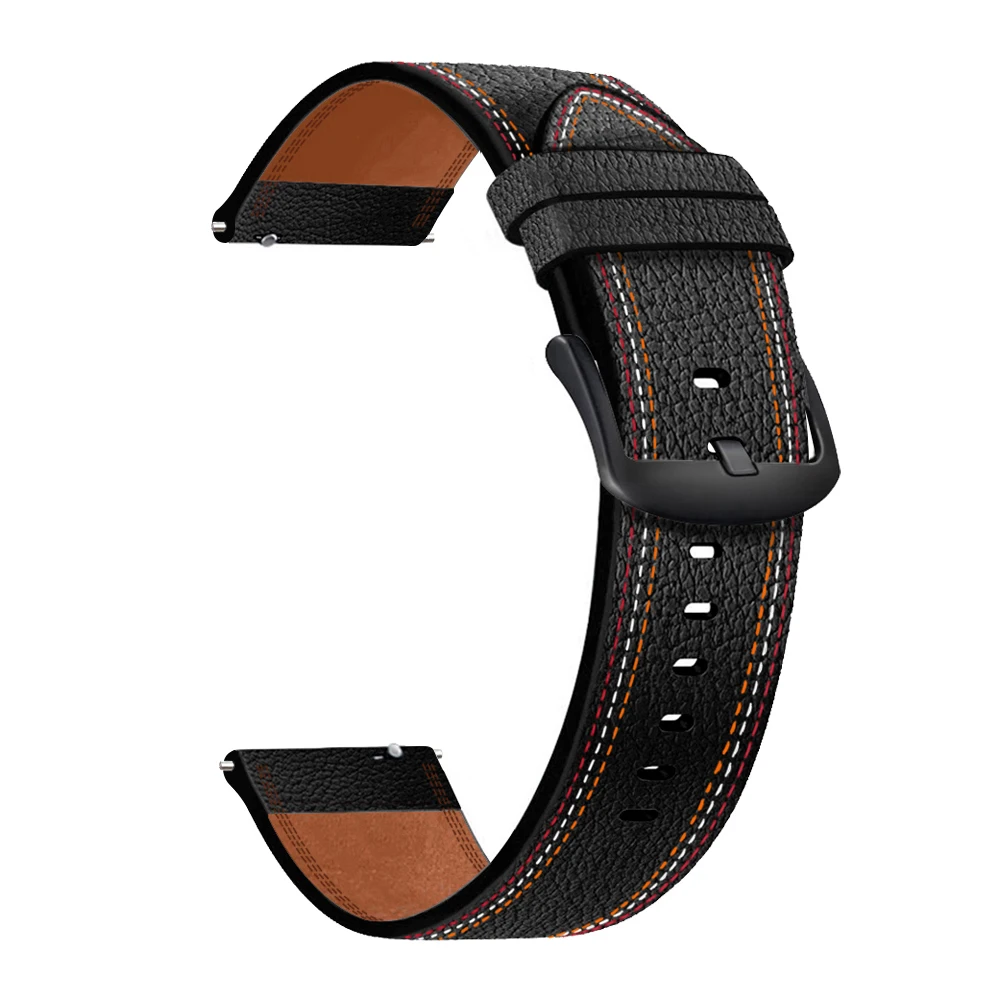 22mm Leather Watch Strap For Suunto Vertical Band For Suunto 9 Peak Pro/5 Peak Band Bracelet Replacement Watchband Accessories