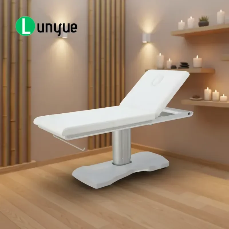 Commercial Massage Chair Adjustable Height Aluminum Frame Synthetic Leather Powder Coated Modern Design for Spa Clinic