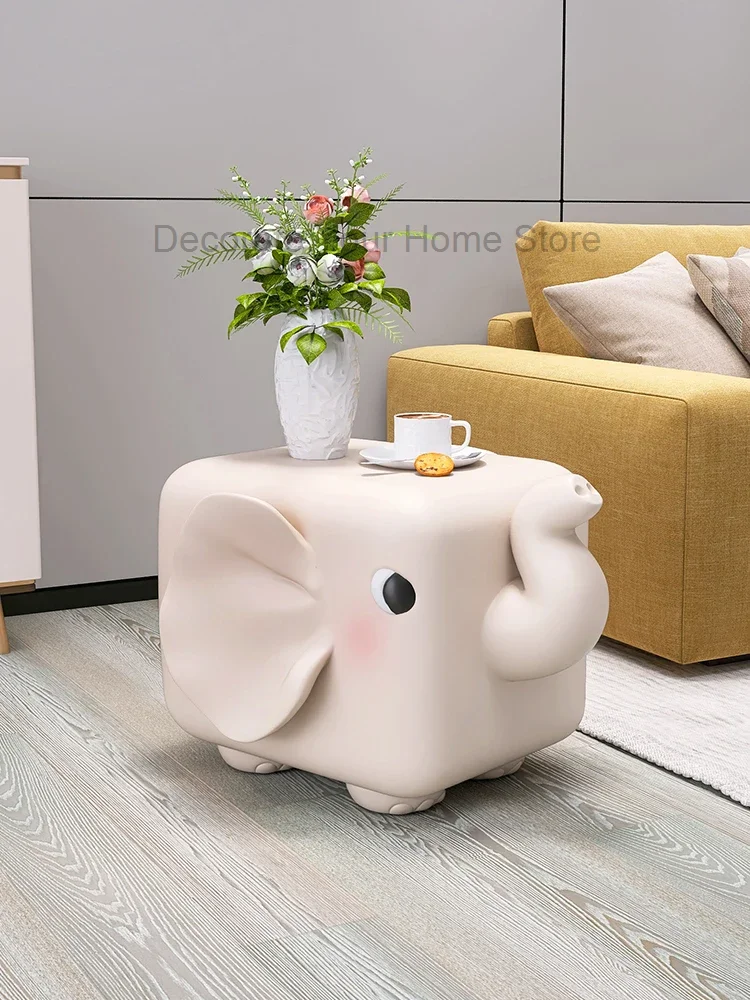 

Decoration Sofa Bedroom Side Table Bedside Floor Coffee Table Home Elephant Table Housewarming Gifts Living Room Furniture