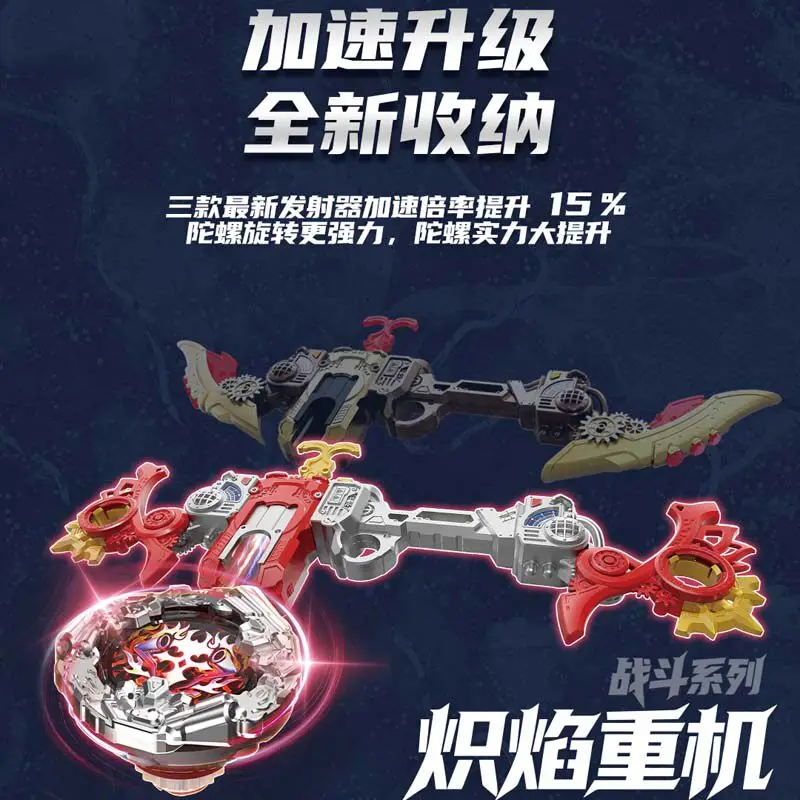Genuine AULDEY Infinity Nado Spinning Top Launcher Battle Toy for Boys Axe Gyroscope Boys Surprise Gift Designer Toys Newly view 3