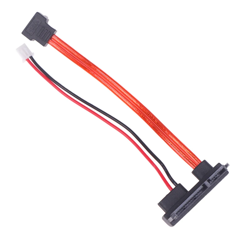 1 PCS SATA To IDE Hard Drive Power Adapter Cable 90 Degree Angle 22P 7+15Pin 13cm SATA Hard Drive Cable Data Cable.
