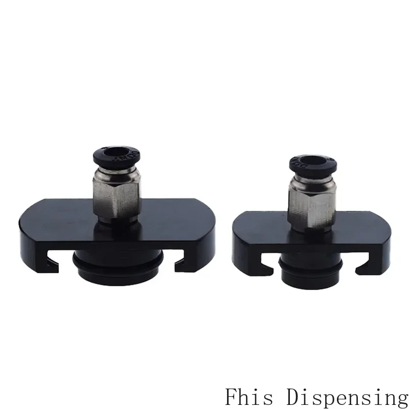 Aluminum Alloy Barrel Adapter with O-Ring — Fits 5cc/10cc/30cc/55cc Dispensing Syringes