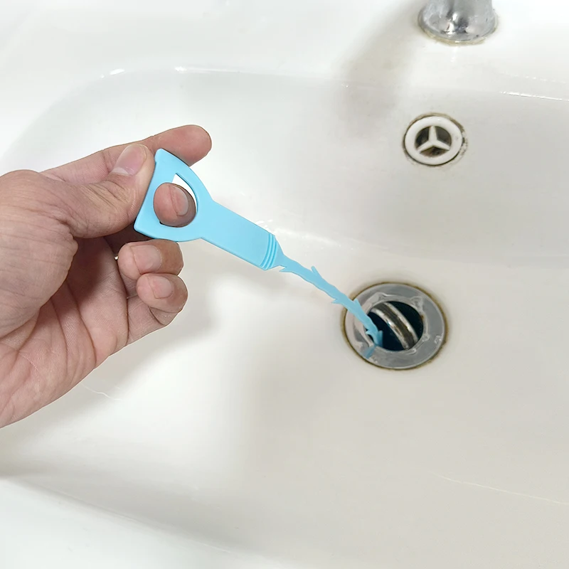 1 pc-10pcs Pipe Dredge Sewer Hair Hair Cleaner Barb Design to Clear the Drain Outlet
