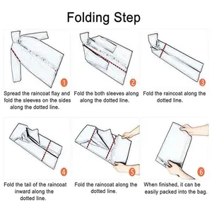 عباءات المطر القابلة لإعادة الاستخدام للبالغين معطف واق من المطر في حالات الطوارئ للنساء والرجال أفضل 12 معاطف واق من المطر للسيدة - رقم 2