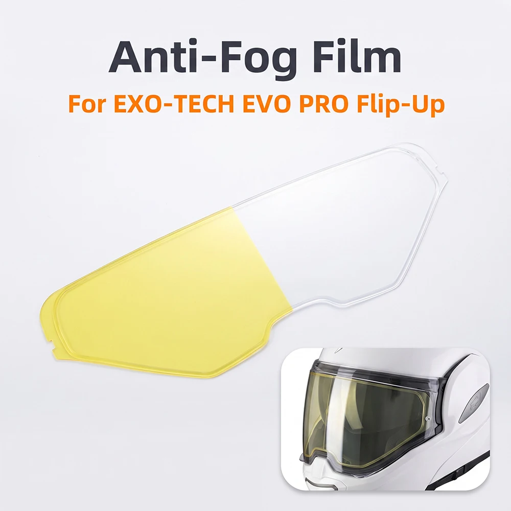 Image of Für Scorpion EXO-TECH EVO PRO Klappvisier-Folie Anti-Beschlag Motorradhelm Antibeschlag-Linsenfolie