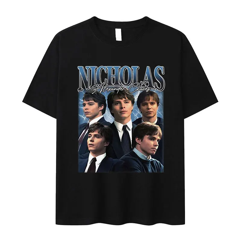 Nicholas Alexander Chavez Tv Series Graphic T Shirt Men Retro High Quality Fashion T-shirts Unisex 100% Cotton Oversized T-shirt