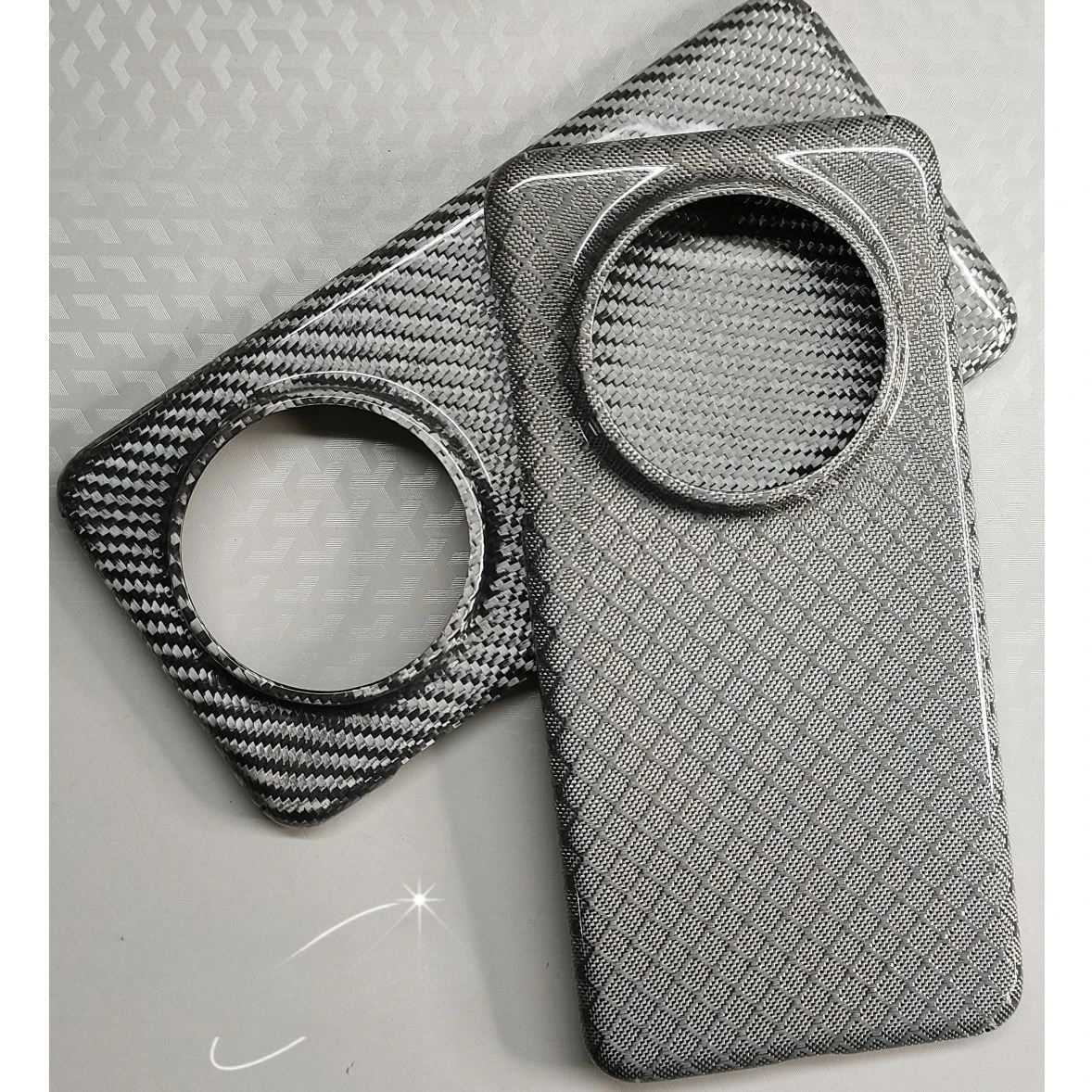 

Чехол для HUAWEI mate70pro из углеродного волокна, чехол для мобильного телефона, противоударный защитный чехол из арамидного волокна