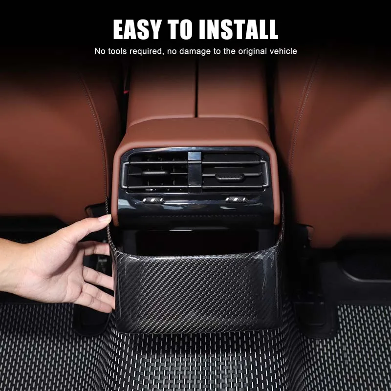 

Для BMW 5 серии G60 2024-2025 настоящее углеродное волокно, декоративная крышка заднего вентиляционного отверстия, автомобильные аксессуары, внутренняя наклейка