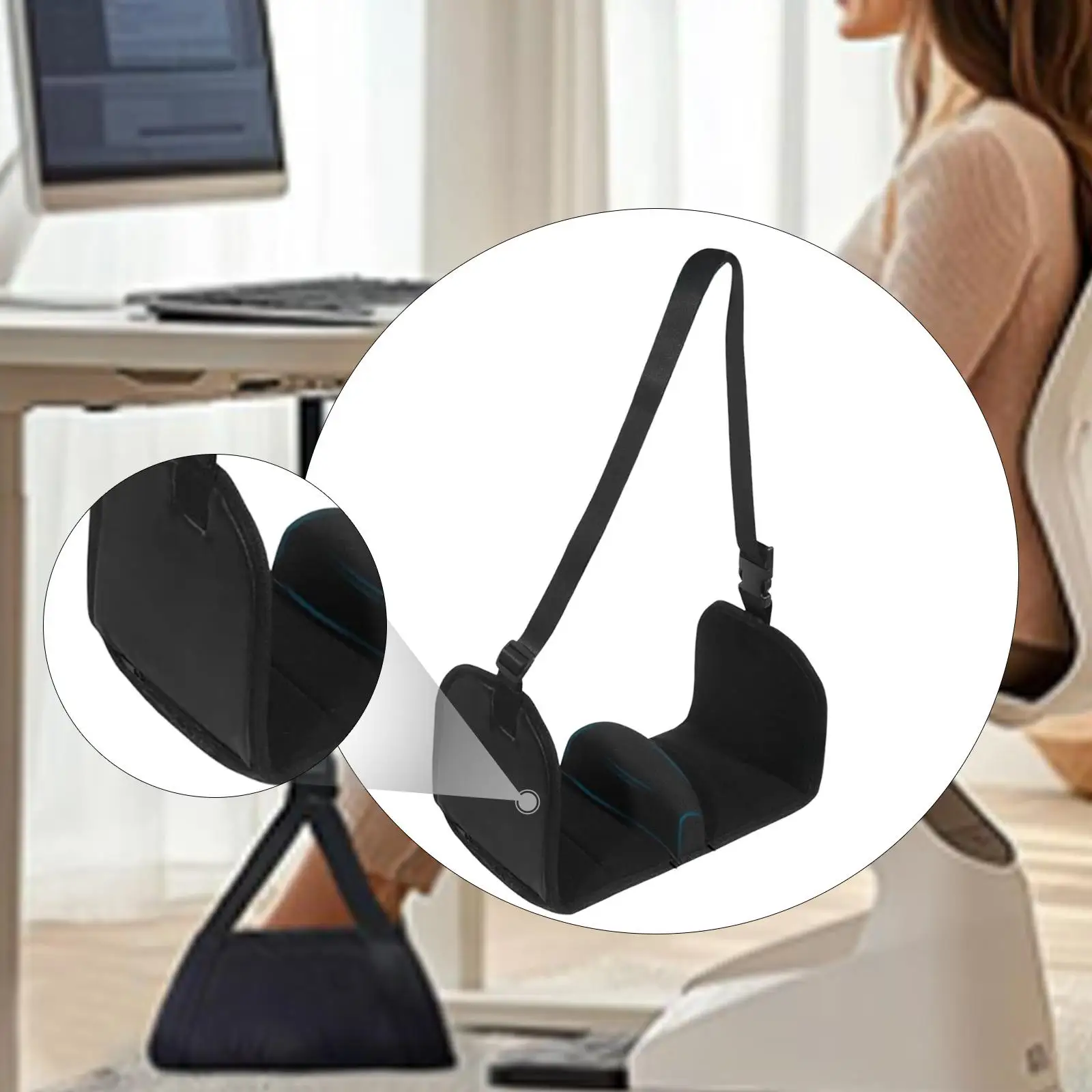 أرجوحة قدم الطائرة، استرخاء قدميك، تقسيم الطيران الطويل، يجب أن تمتلك ملحقات شماعات للعمل تحت المكتب، قطار طائر #2