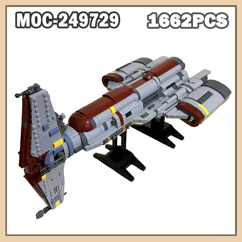 

MOC-249729 MOC Building Block Hammerhead-Class Cruiser Ship Collectibles Brick Creativity Architecture Assemble Bricks 1662PCS