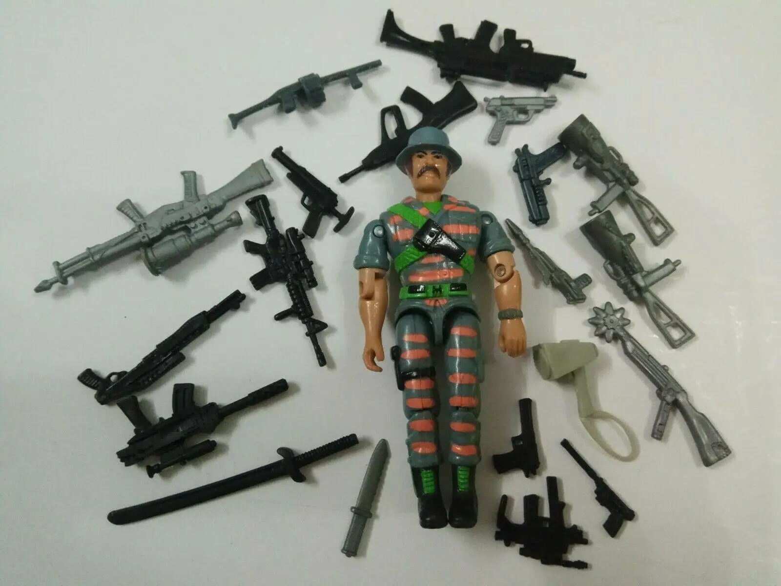 3.75" Gi Joe 5pcs Random Lannad the Corps Soldier W/ 20pcs Accessories Figure