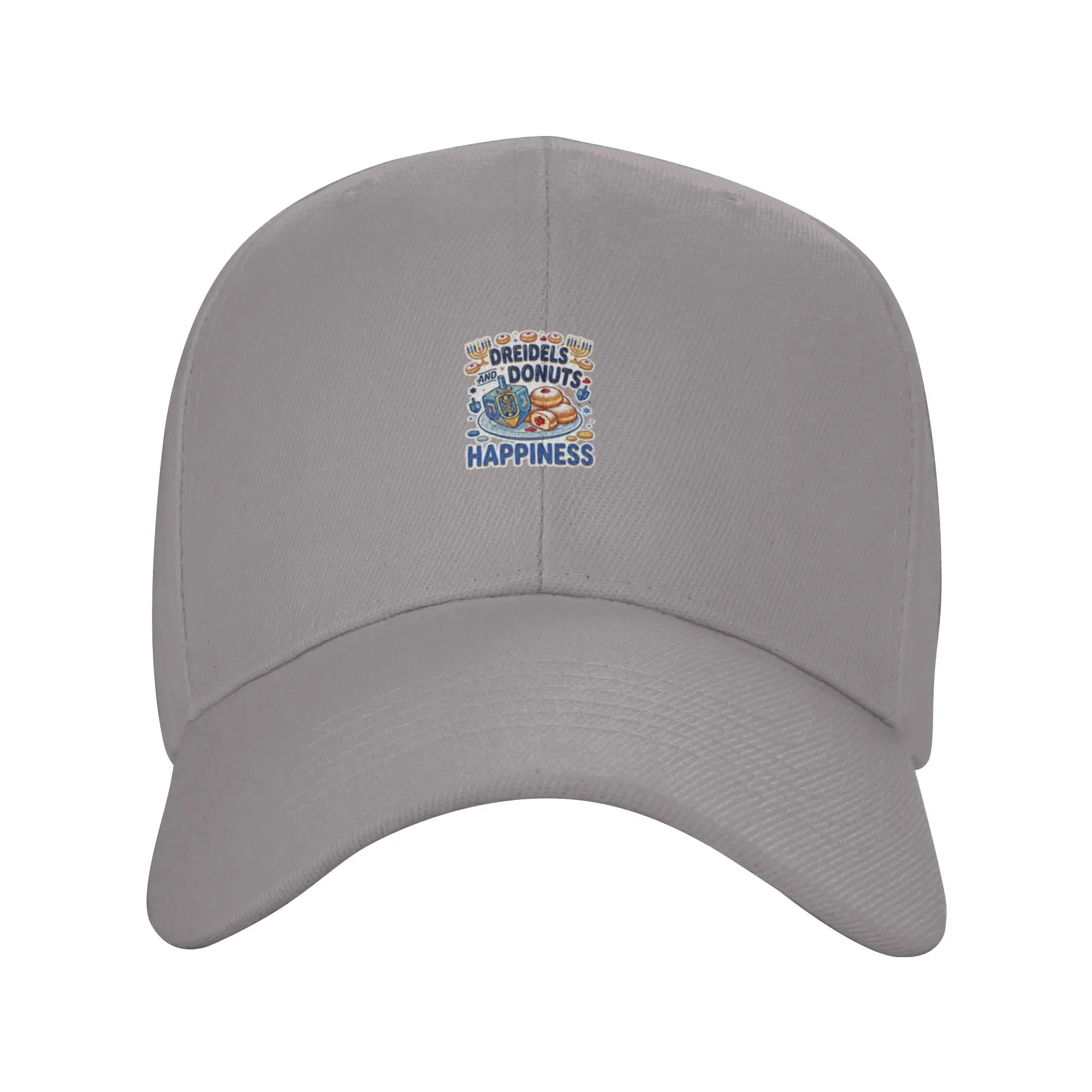 Dreidels and Donuts Hanukkah Happiness Design Trendy Baseball Cap Boating Portable Snapback Cap