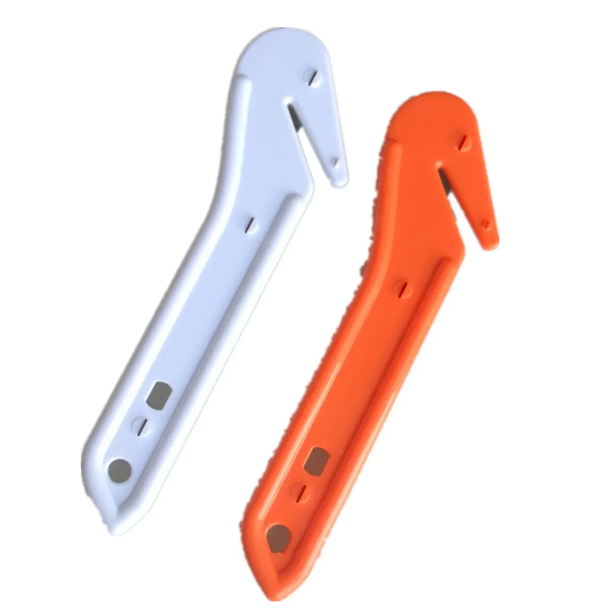 1piece New Safety Cutter Emergency Vehicle Seatbelt Guard Knife First Aid Rescue Survival Tip With Long Plastic Handle