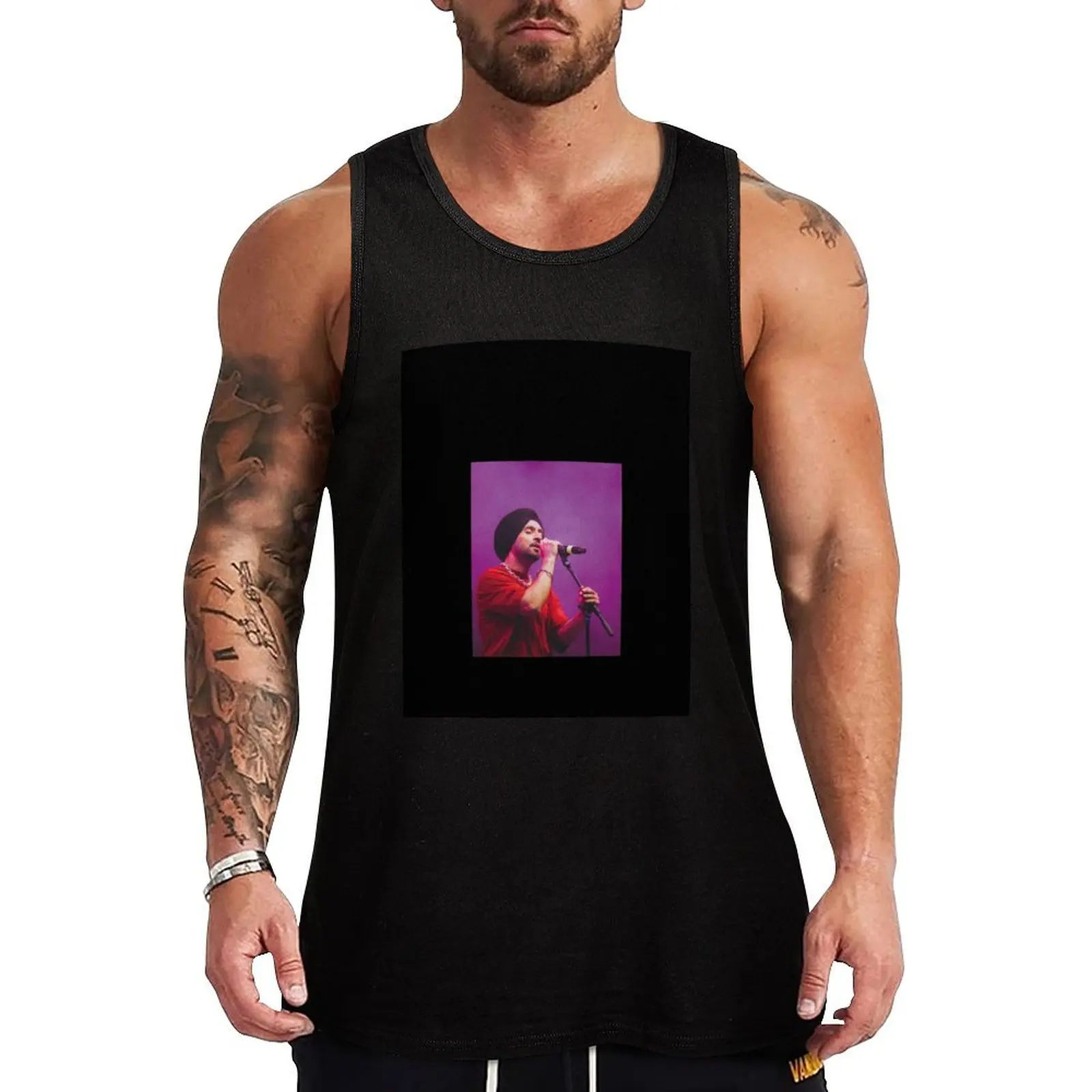 

Diljit dosanjh diljit Sticker Tank Top Casual Loose Tank Top Summer Sleeveless Daily Wear