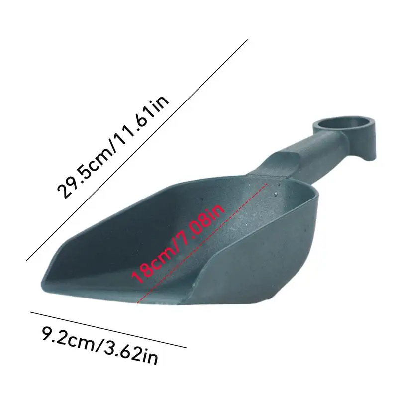 Multifunctional Soil Scoop Thickened Ergonomic Food Scooper Shovel Home Gardening Tools Lightweight for Transplanting Digging