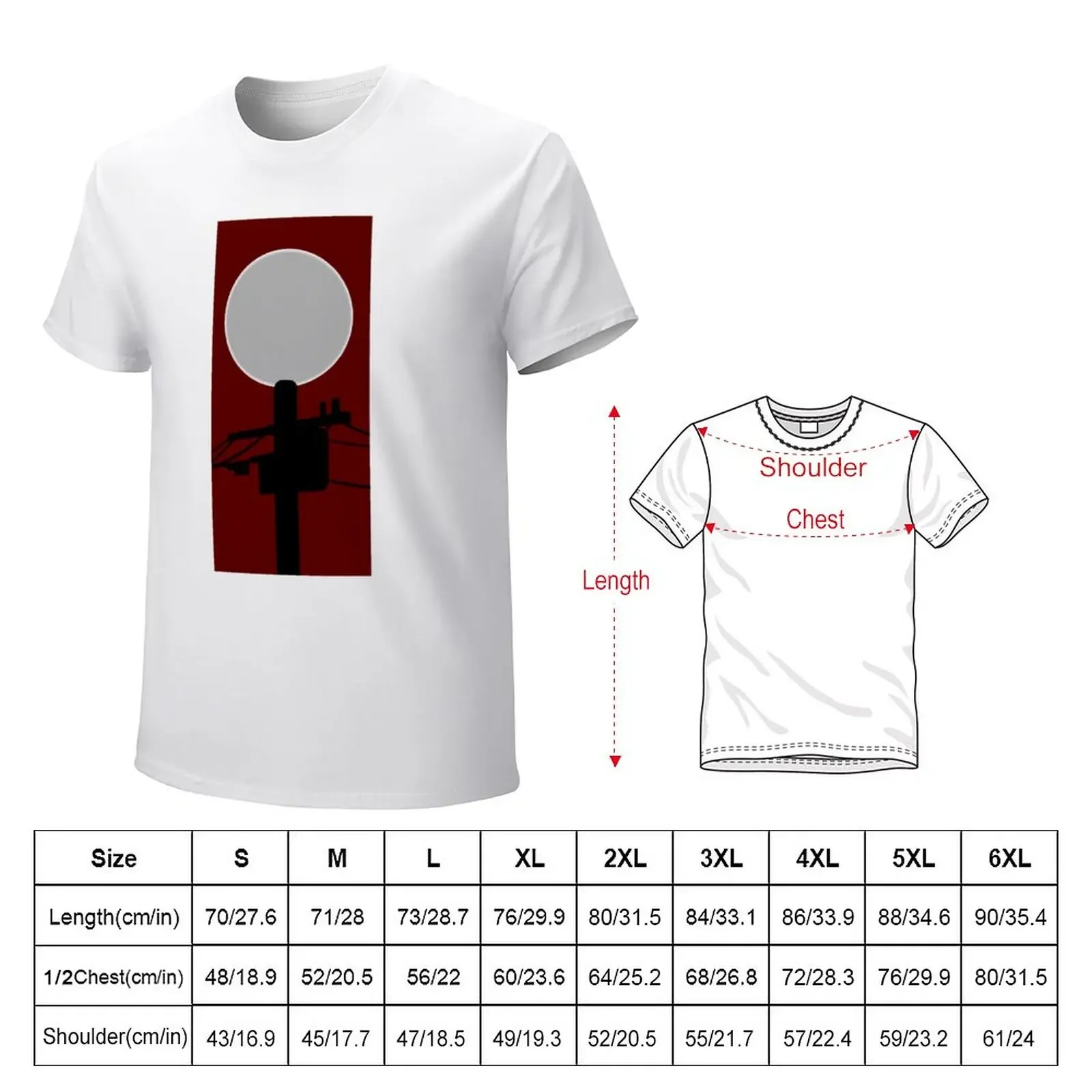 The moon T-Shirt oversizeds korean fashion t shirts for men graphic