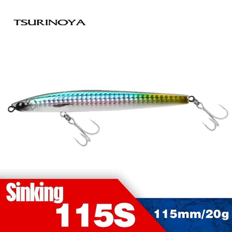 tsurinoya-sinkingpencil-griffin-115s-6pcs-115mm-20g-saltwate-dw130-long-casting-fishing-lure-seabasslure-box-fishing-tackle