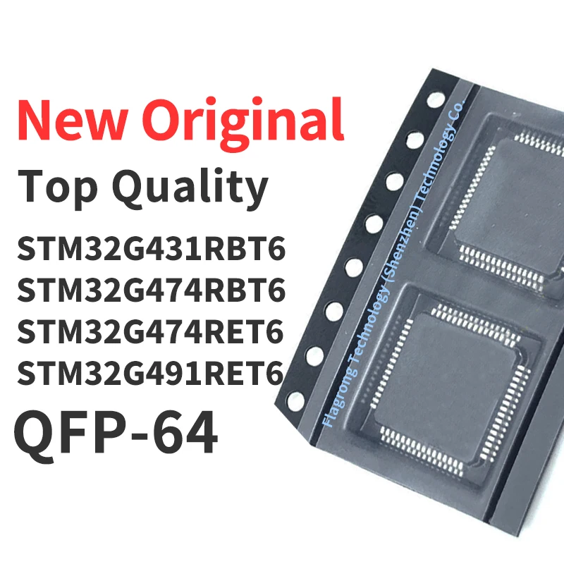 

1 Piece STM32G431RBT6 STM32G474RBT6 STM32G474RET6 STM32G491RET6 QFP-64 Chip IC New Original