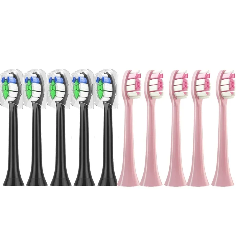 10PCS Brush Heads for Philips H X3/6/8/9 Series Electric Toothbrush Vacuum Sealed Packaged Replacement Toothbrushes Heads