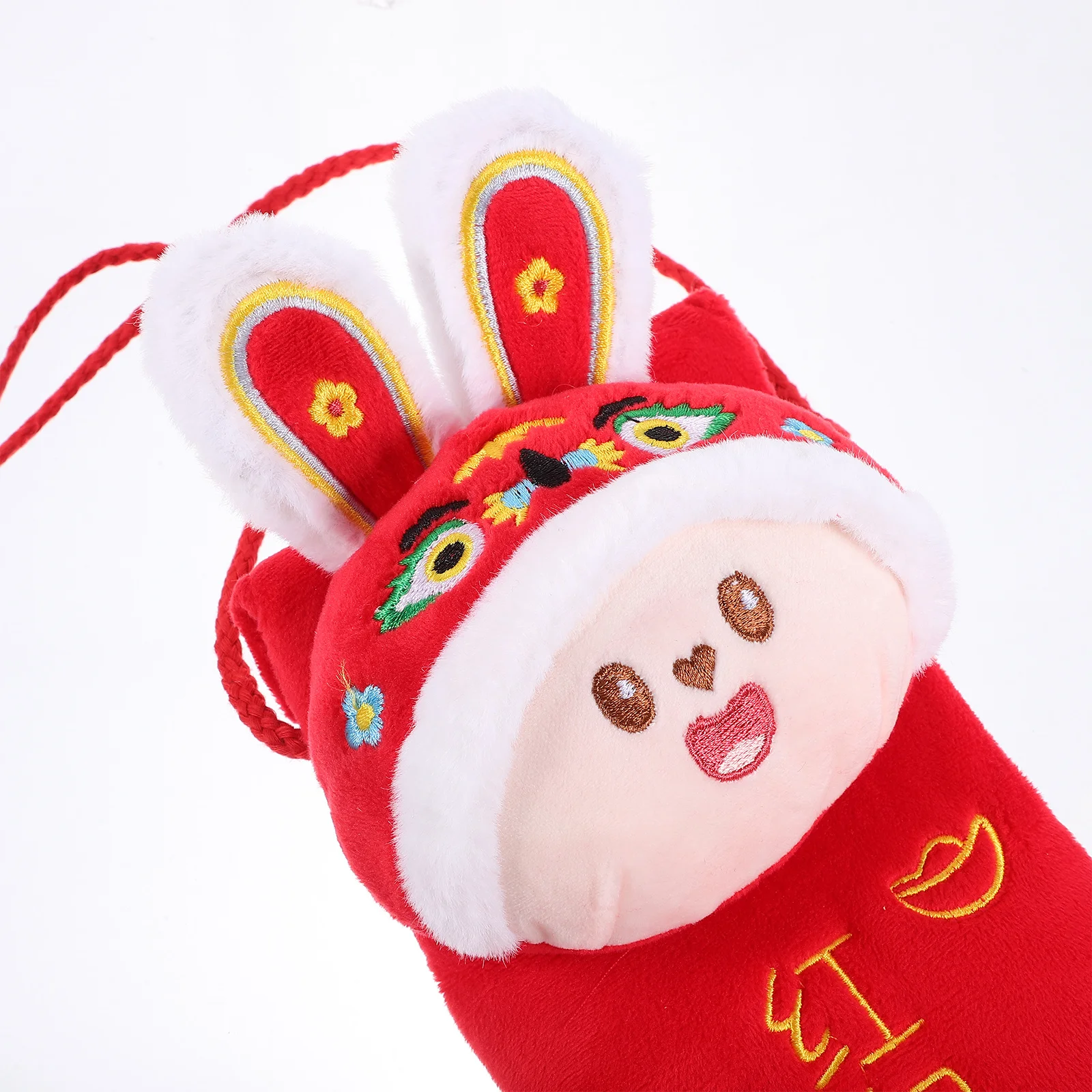 

Cross Body Red Packet Rabbit Year Money Envelope Chinese Style New Year Gift Bag Spring Festival Cash Pouch Cross Body Bag