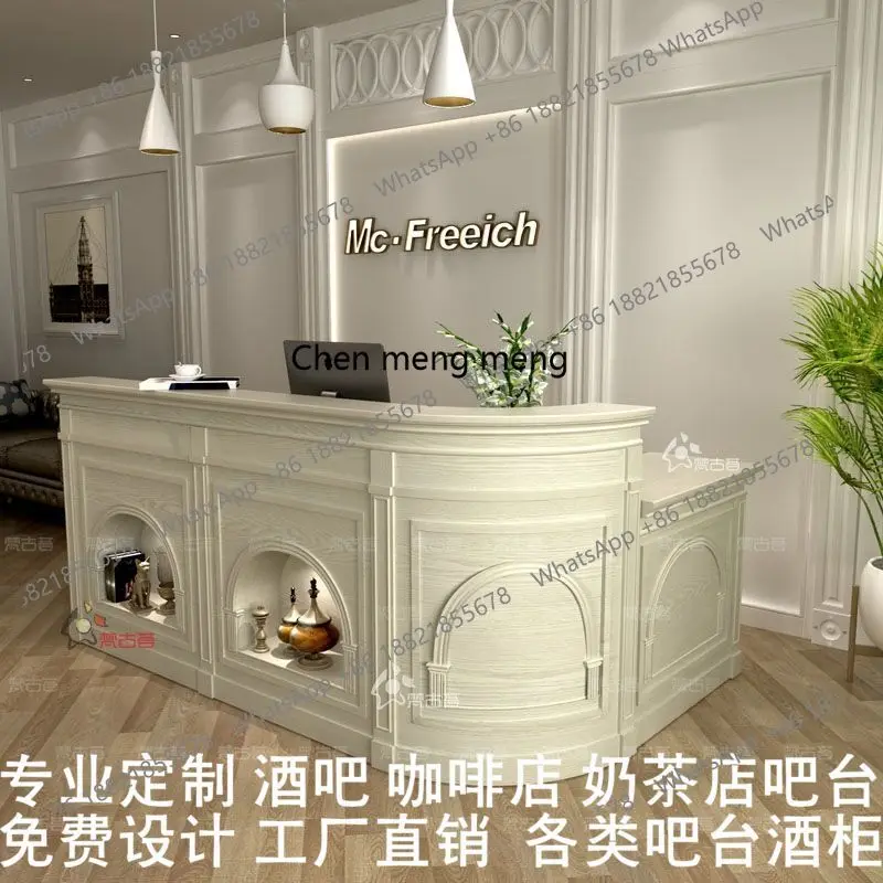 

Европейская ретро-касса, стойка регистрации, бар, стол, магазин одежды, салон красоты, дуга со светом