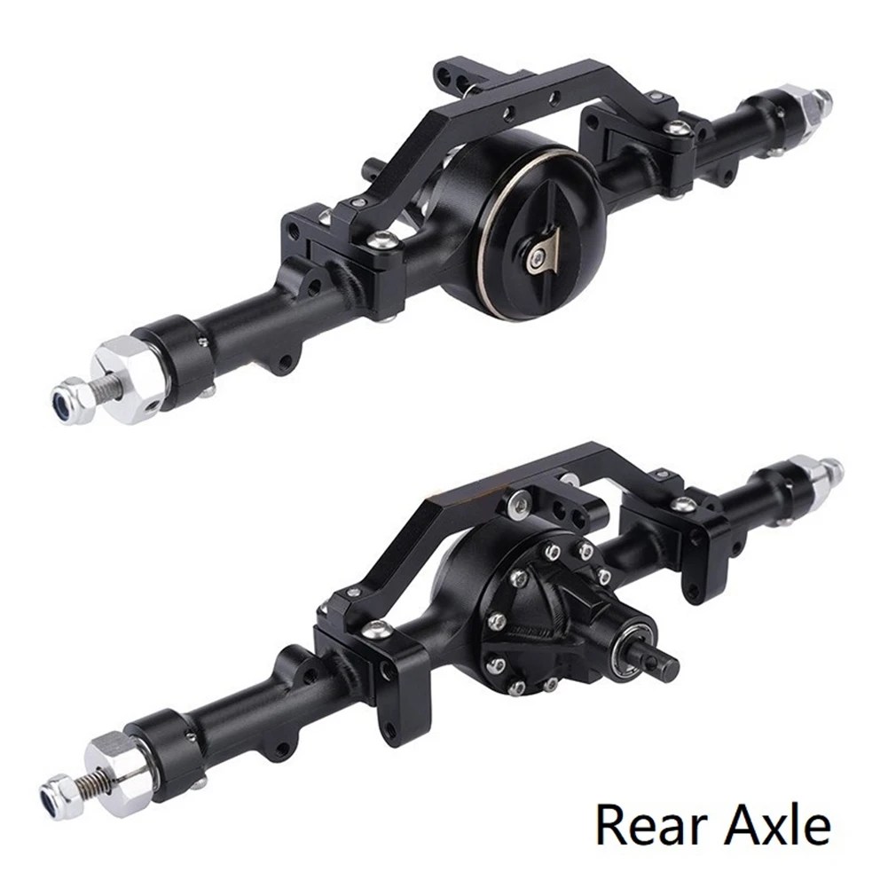 

ODIES-New CNC Metal D90 Front And Rear Axle For 1/10 RC Crawler RC4WD D90 D110 Gelande II TF2 Yota II Axle Upgrades Parts