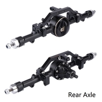 ODIES-New CNC Metal D90 Front And Rear Axle For 1/10 RC Crawler RC4WD D90 D110 Gelande II TF2 Yota II Axle Upgrades Parts